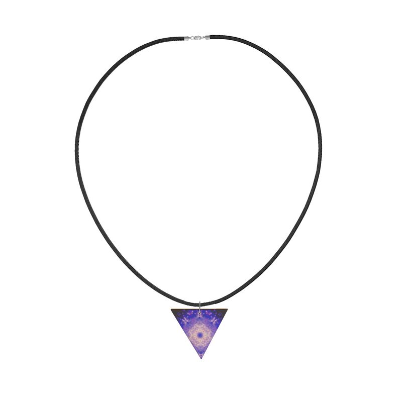 Katerina's Psyche Desires Wooden Pendant Necklace Geometric