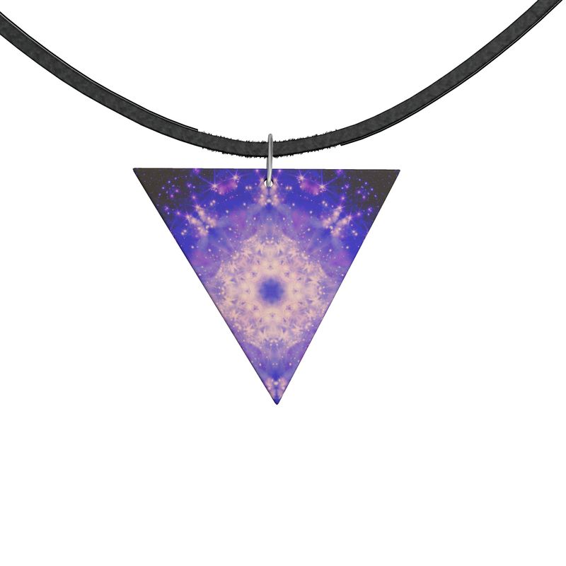 Katerina's Psyche Desires Wooden Pendant Necklace Geometric