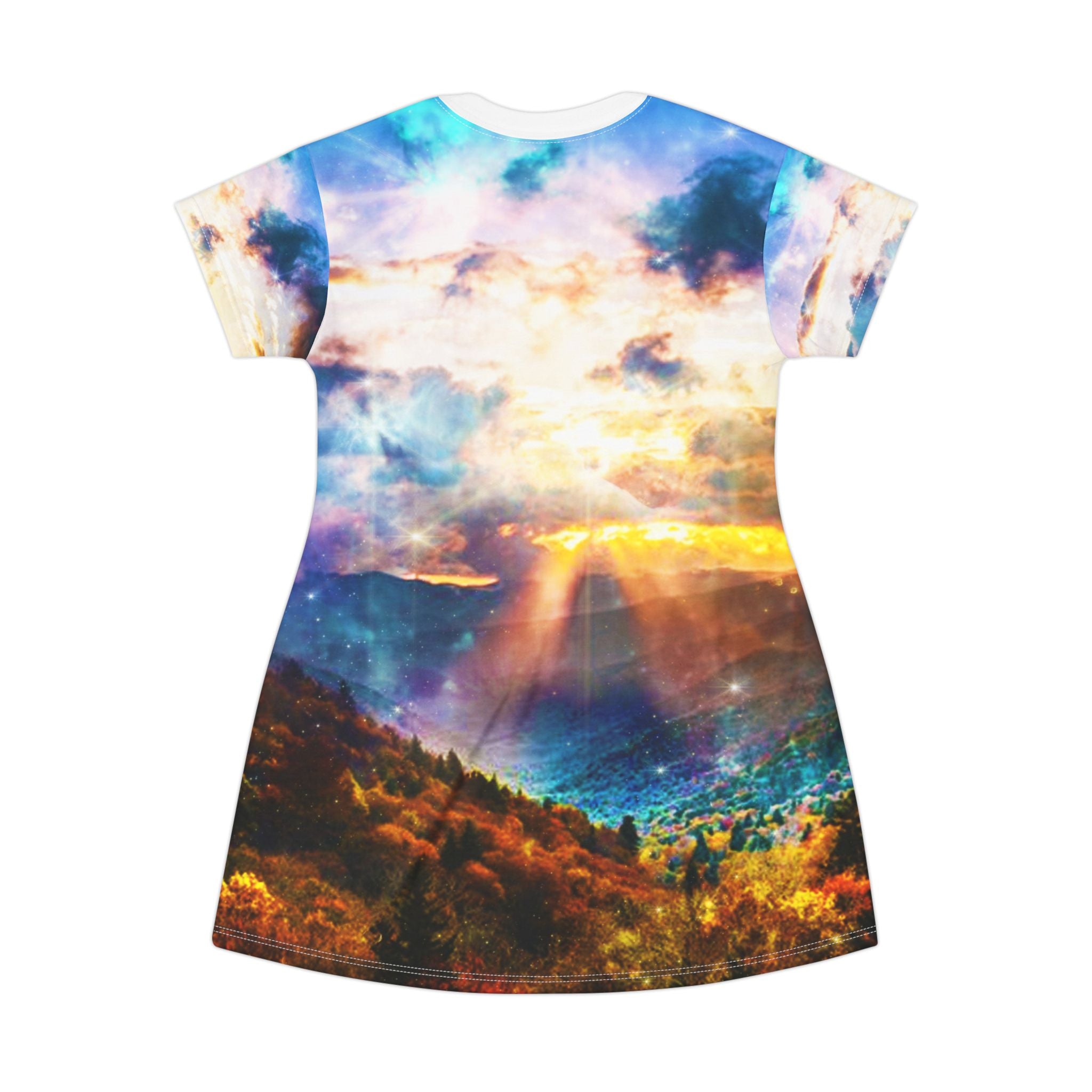 Katerina's Smoky Mountains Memories Dreams T-Shirt Dress