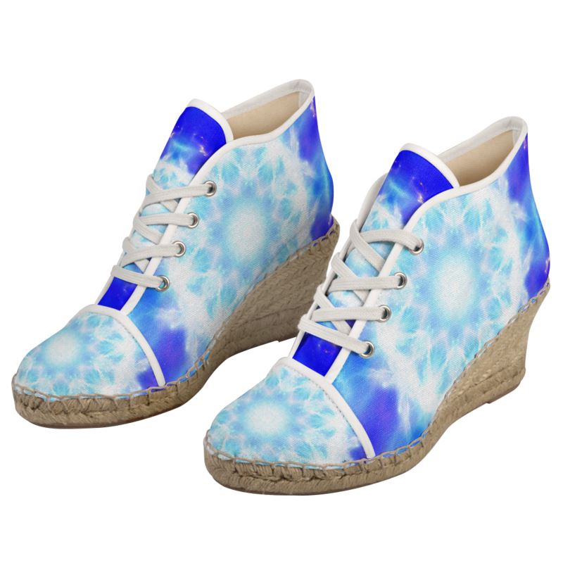 Amen Jin's Dragon's Love Desires Ladies Wedge Espadrilles