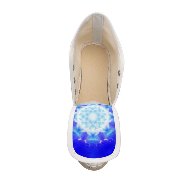 Amen Jin's Dragon's Love Desires Ladies Wedge Espadrilles