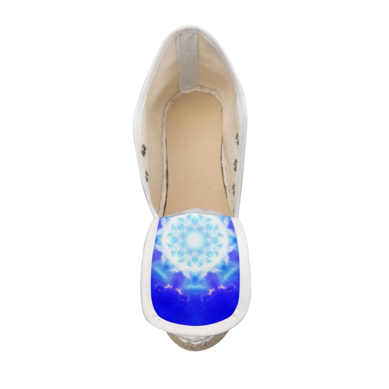 Amen Jin's Dragon's Love Desires Ladies Wedge Espadrilles