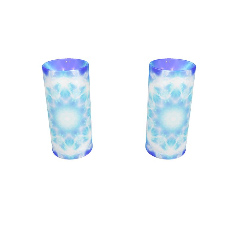 Amen Jin's Dragon's Love Desires Round Shot Glass (Set of 2)