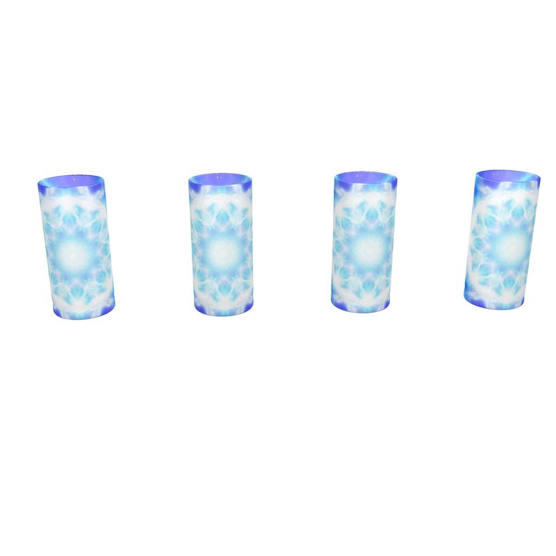 Amen Jin's Dragon's Love Desires Round Shot Glass (Set of 4)
