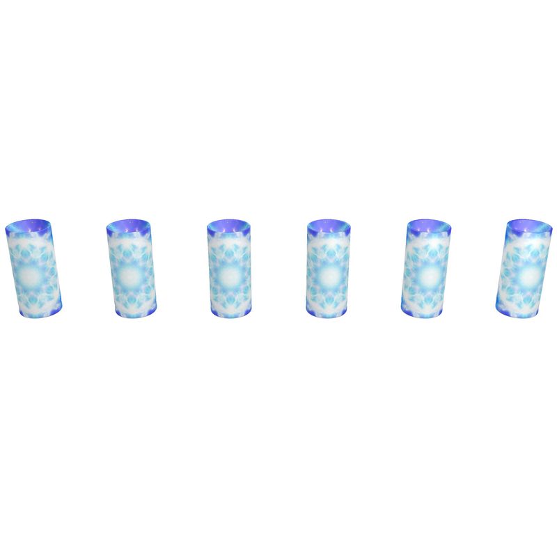 Amen Jin's Dragon's Love Desires Round Shot Glass (Set of 6)