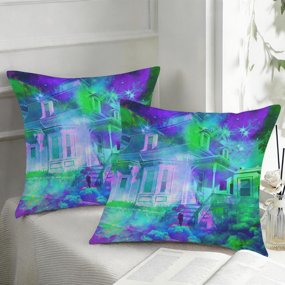 Katerina's Now & Forever Hocus Pocus Desires Custom Pillow Cases 18" x 18" (2-Pack) | Ships from USA