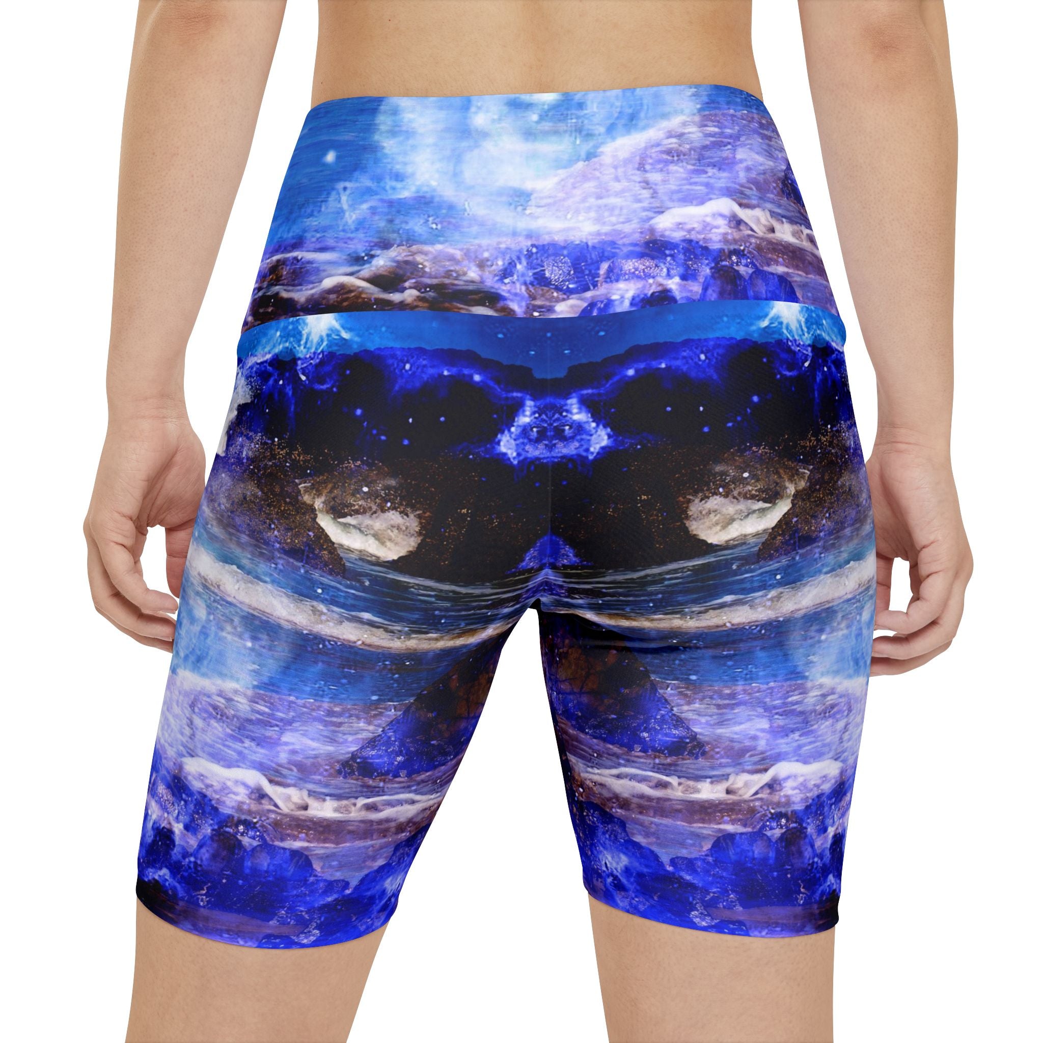 Sea of Serenity Dreams Women's Workout Shorts