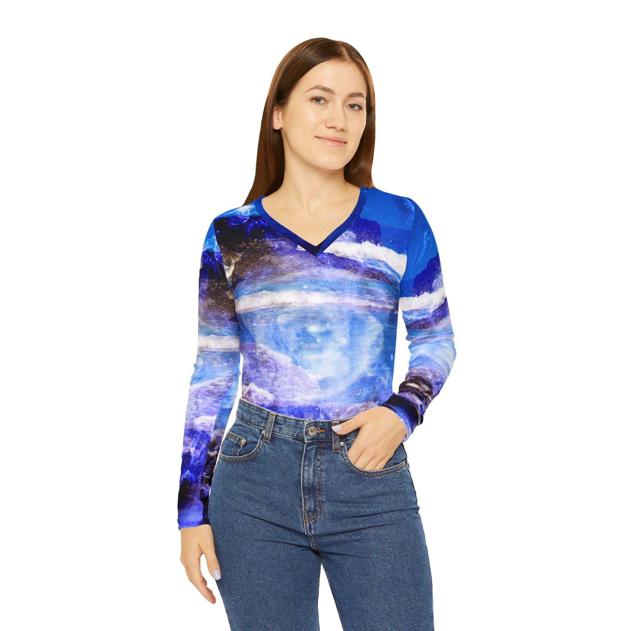 Sea of Serenity Dreams Women's Long Sleeve Shirt