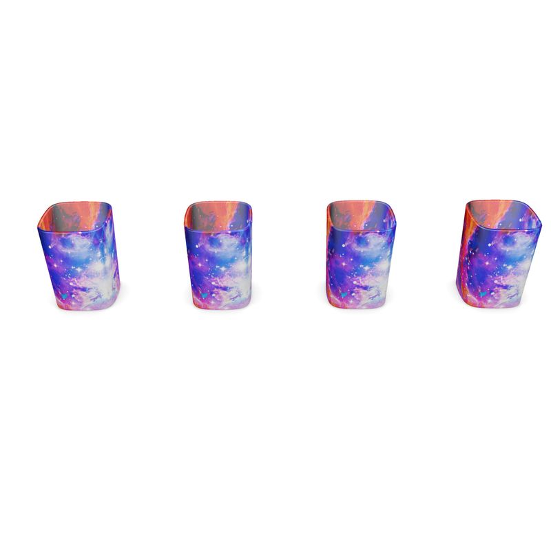 Katerina's Cassandra Desires Square Shot Glasses (Set of 4)