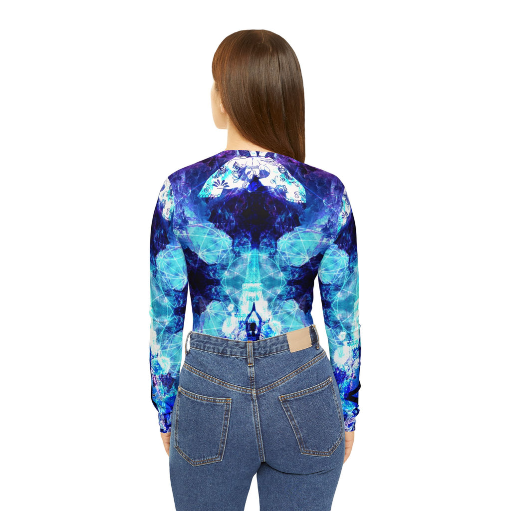 Amen Jin's Dragon's Gate Parisian Meditations Women's Long Sleeve V-neck Shirt