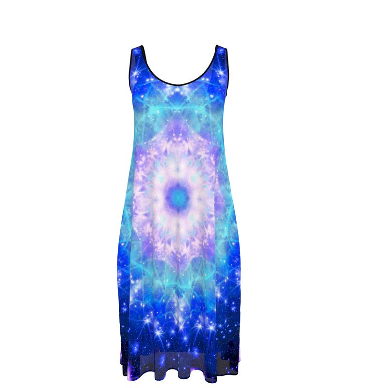 Amen Jin's Katerina's Eros &  Psyche Desires Sleeveless Midi Dress