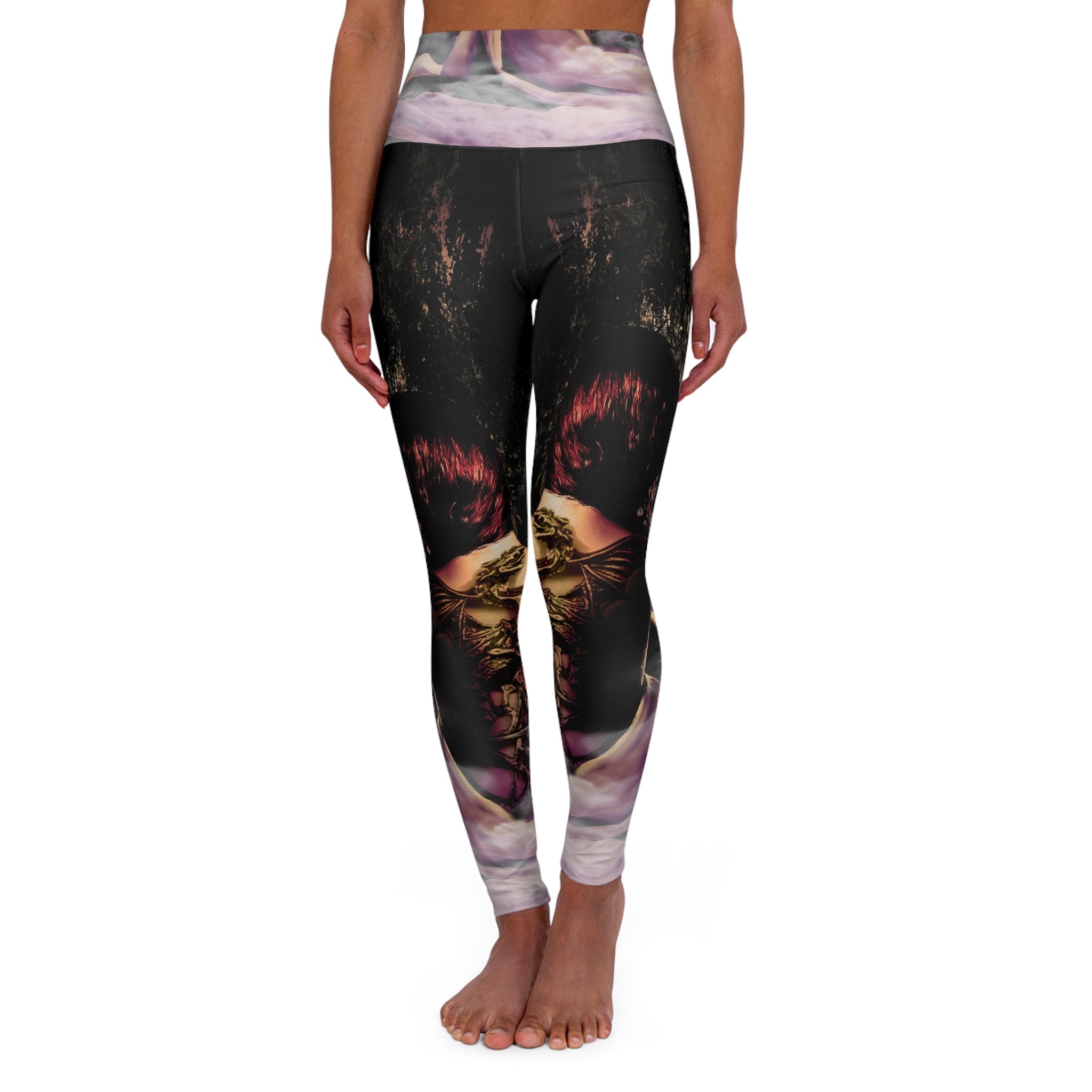 Samhain Eve Dreams High Waisted Yoga Leggings