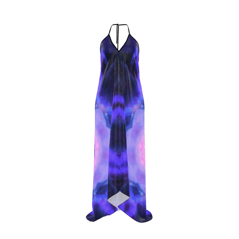 Amen Jin's Vibranium Desires Halterneck backless dress