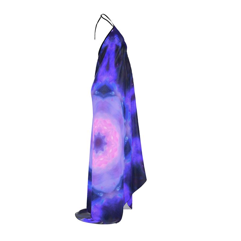 Amen Jin's Vibranium Desires Halterneck backless dress