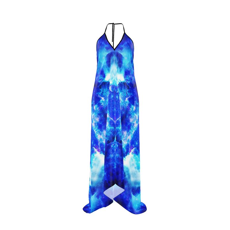 Amen Jin's Journey to Illumination Desires Halterneck backless dress