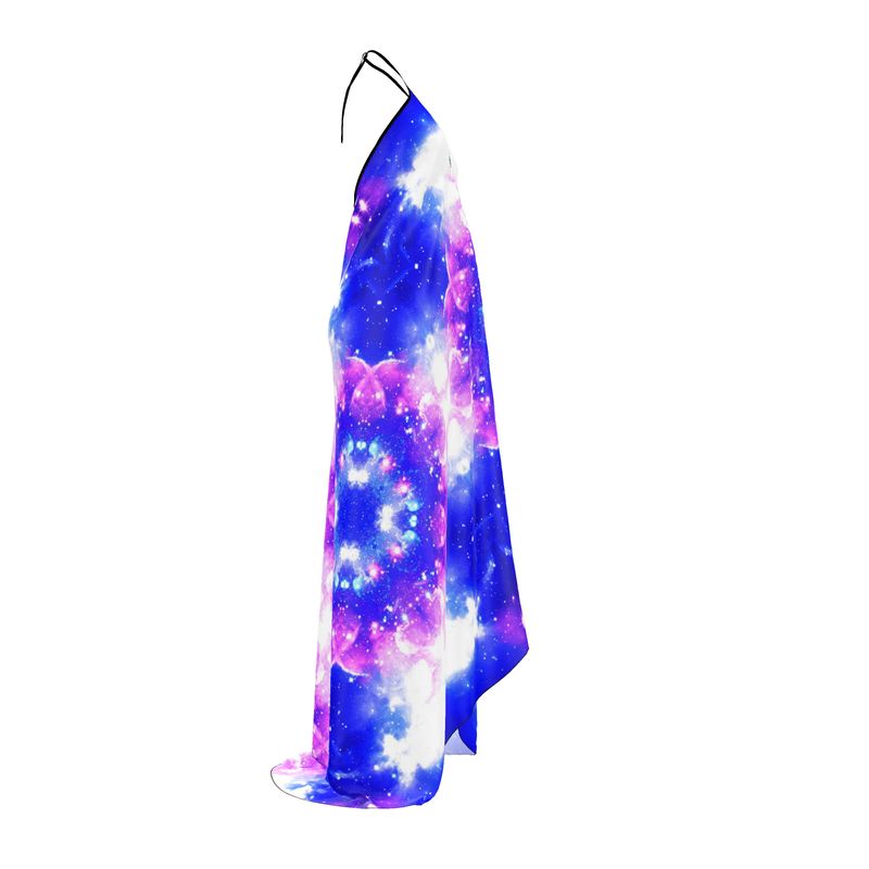 Amen Jin's Manifestation Shaping Reality DesiHalterneck backless dress
