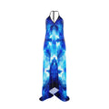 Amen Jin's Mandala of Dragon Fire Desires Halterneck backless dress