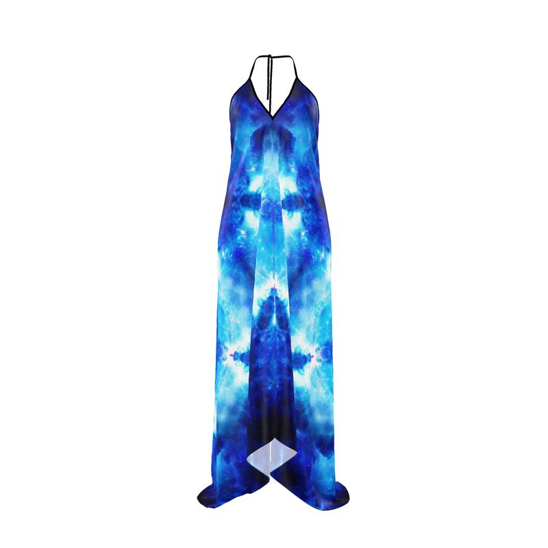 Amen Jin's Mandala of Dragon Fire Desires Halterneck backless dress