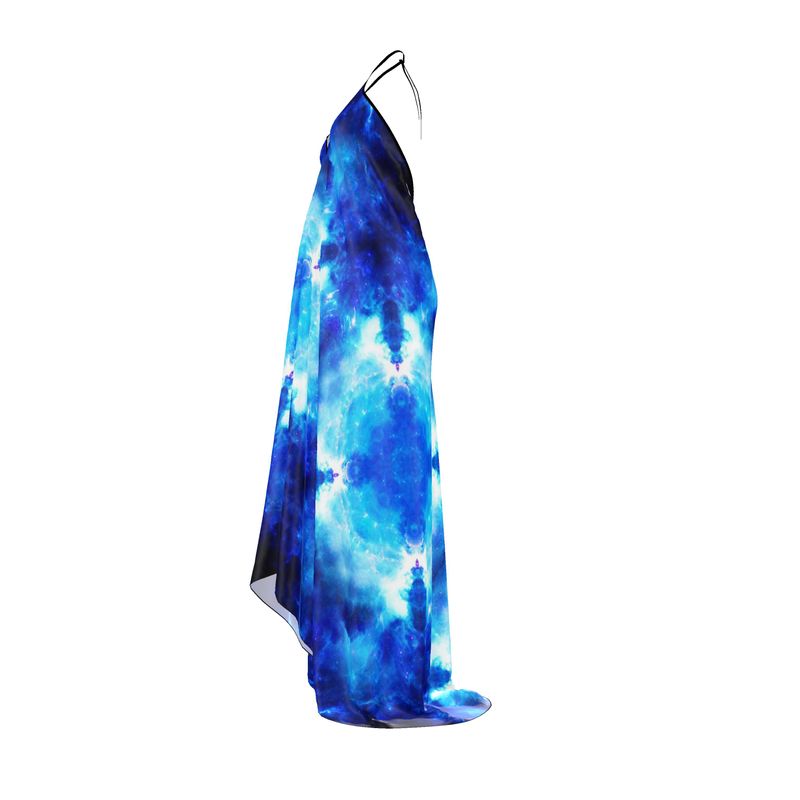 Amen Jin's Mandala of Dragon Fire Desires Halterneck backless dress