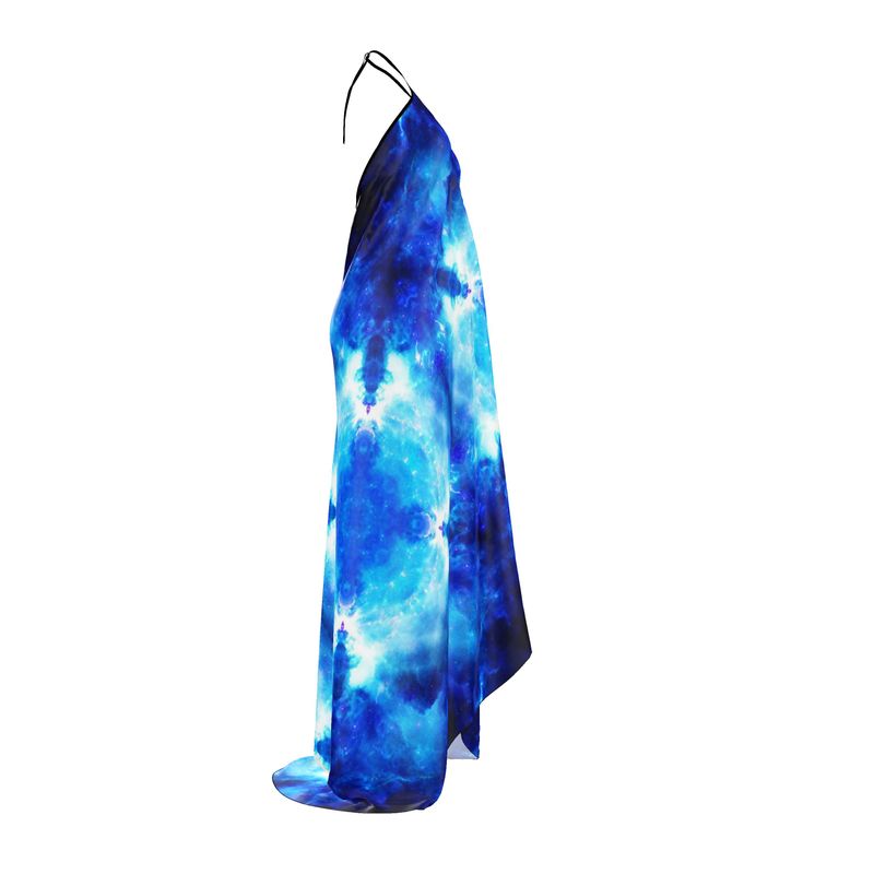 Amen Jin's Mandala of Dragon Fire Desires Halterneck backless dress