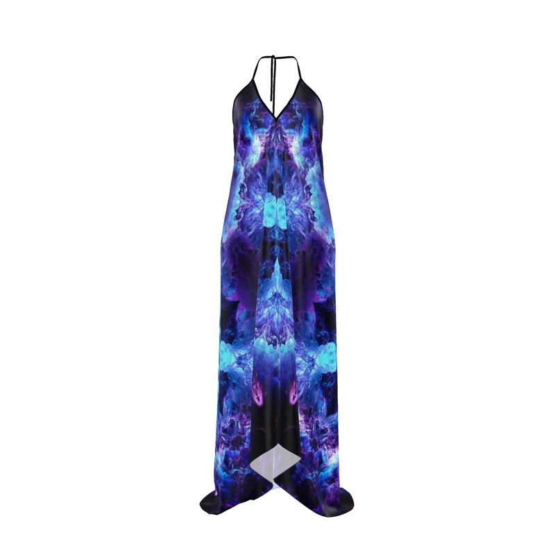 Amen Jin's Dragon's Gate Desires Halterneck backless dress