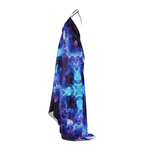 Amen Jin's Dragon's Gate Desires Halterneck backless dress