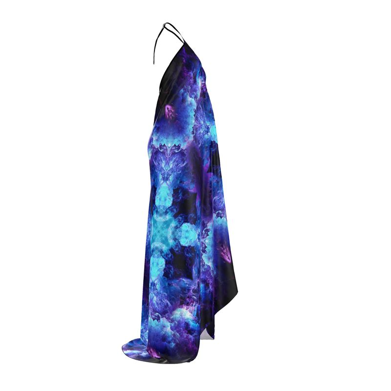 Amen Jin's Dragon's Gate Desires Halterneck backless dress