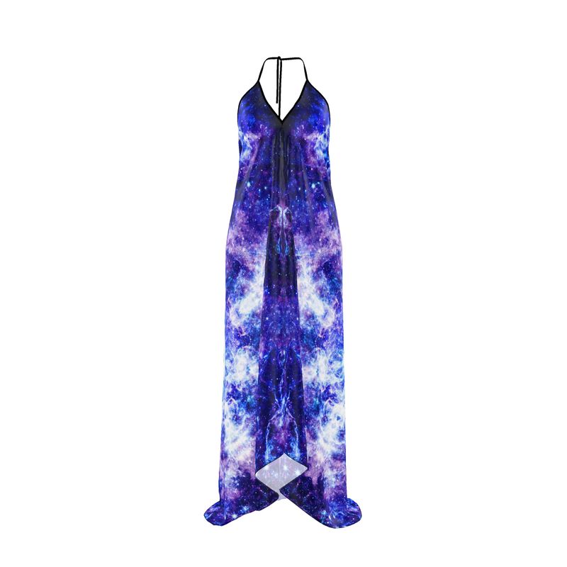 Amen Jin's Dracularian Dragoness Desires Halterneck backless dress
