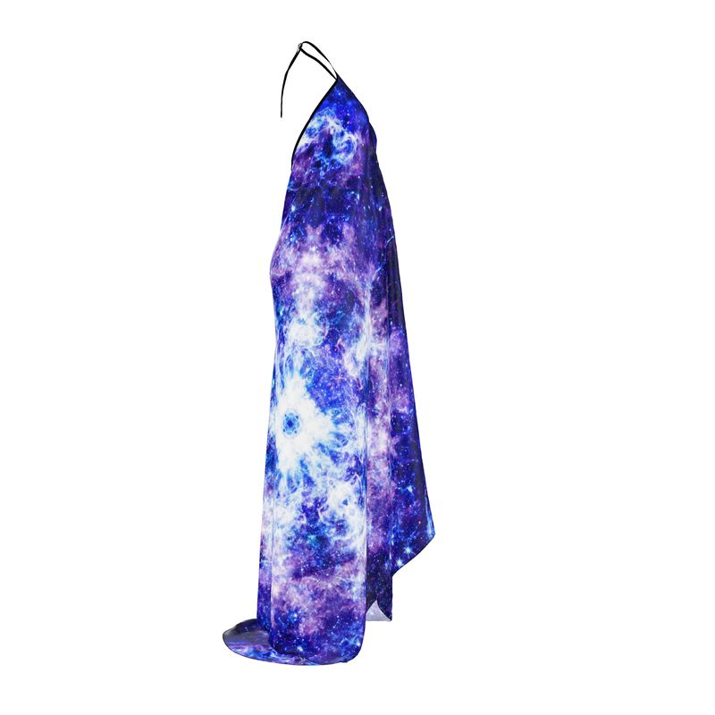 Amen Jin's Dracularian Dragoness Desires Halterneck backless dress