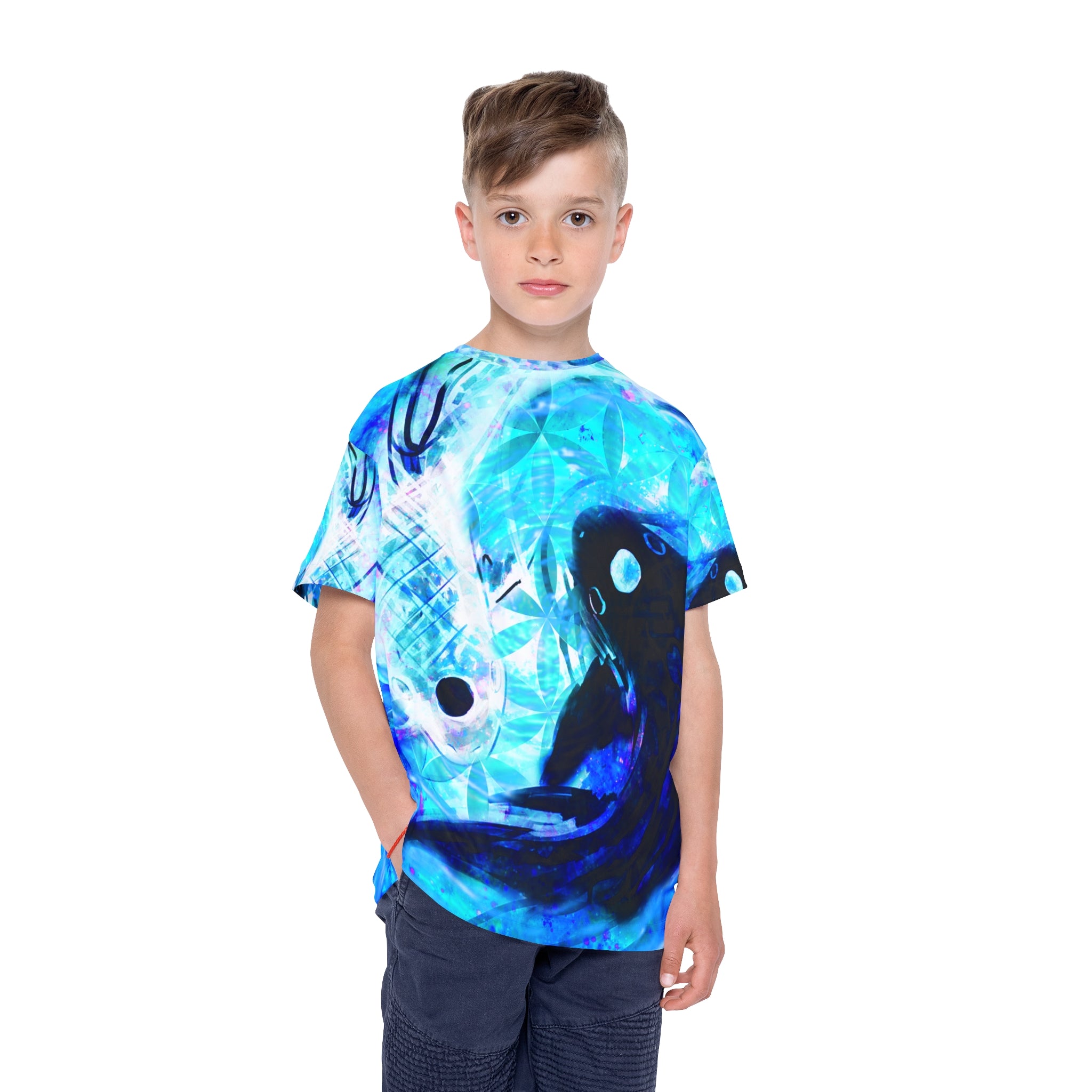 Amen Jin's Memories of Yesterday Koi Meditations Kids Sports Jersey