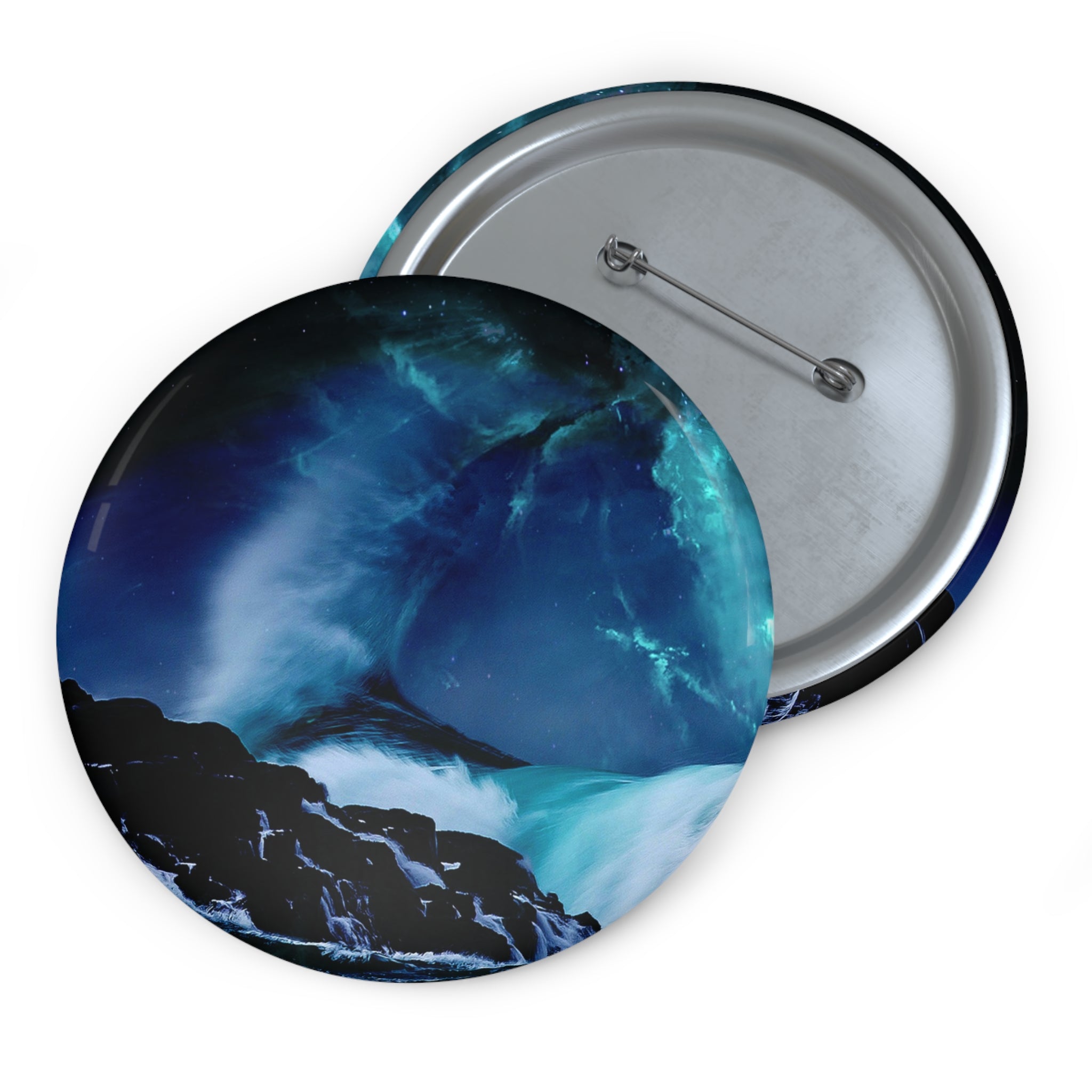 Serenity Bay Dreams Pin Button