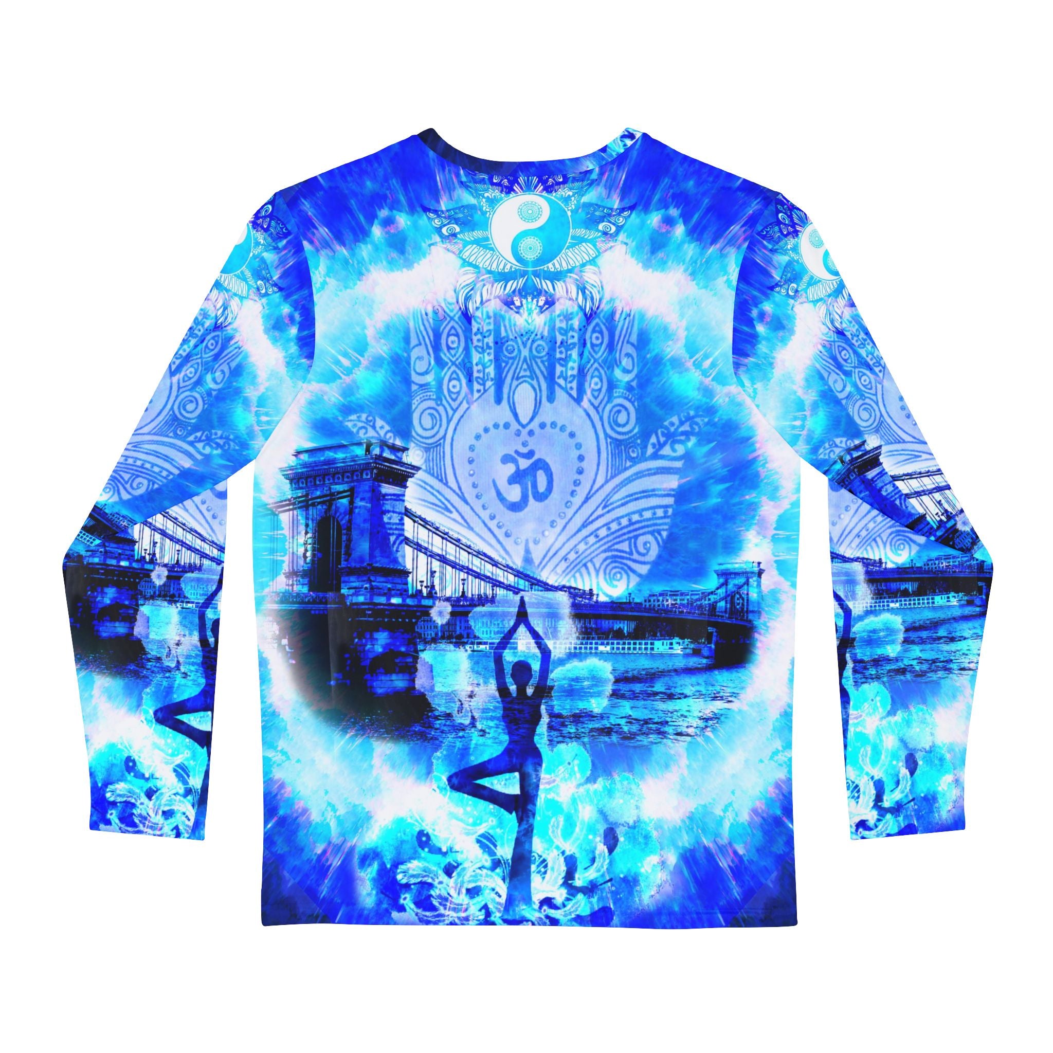 Amen Jin's Blue Sun Budapest Meditations Men's Long Sleeve Shirt