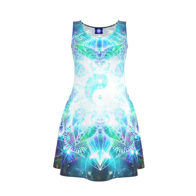 Katerina's Now & Forever Desires Yin Yang Meditations Skater Dress