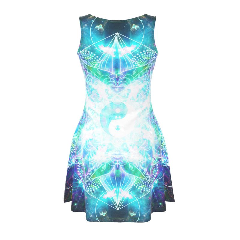 Katerina's Now & Forever Desires Yin Yang Meditations Skater Dress