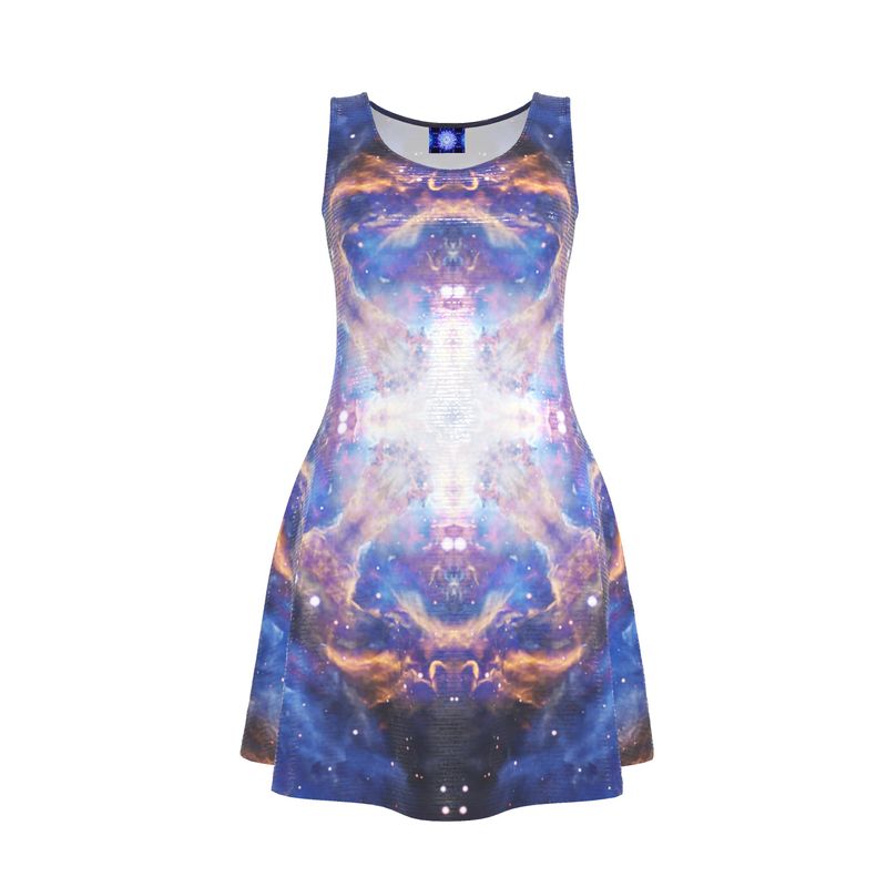 Amen Jin's Forgiveness Desires Skater Dress