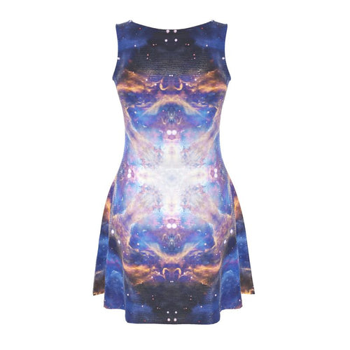 Amen Jin's Forgiveness Desires Skater Dress