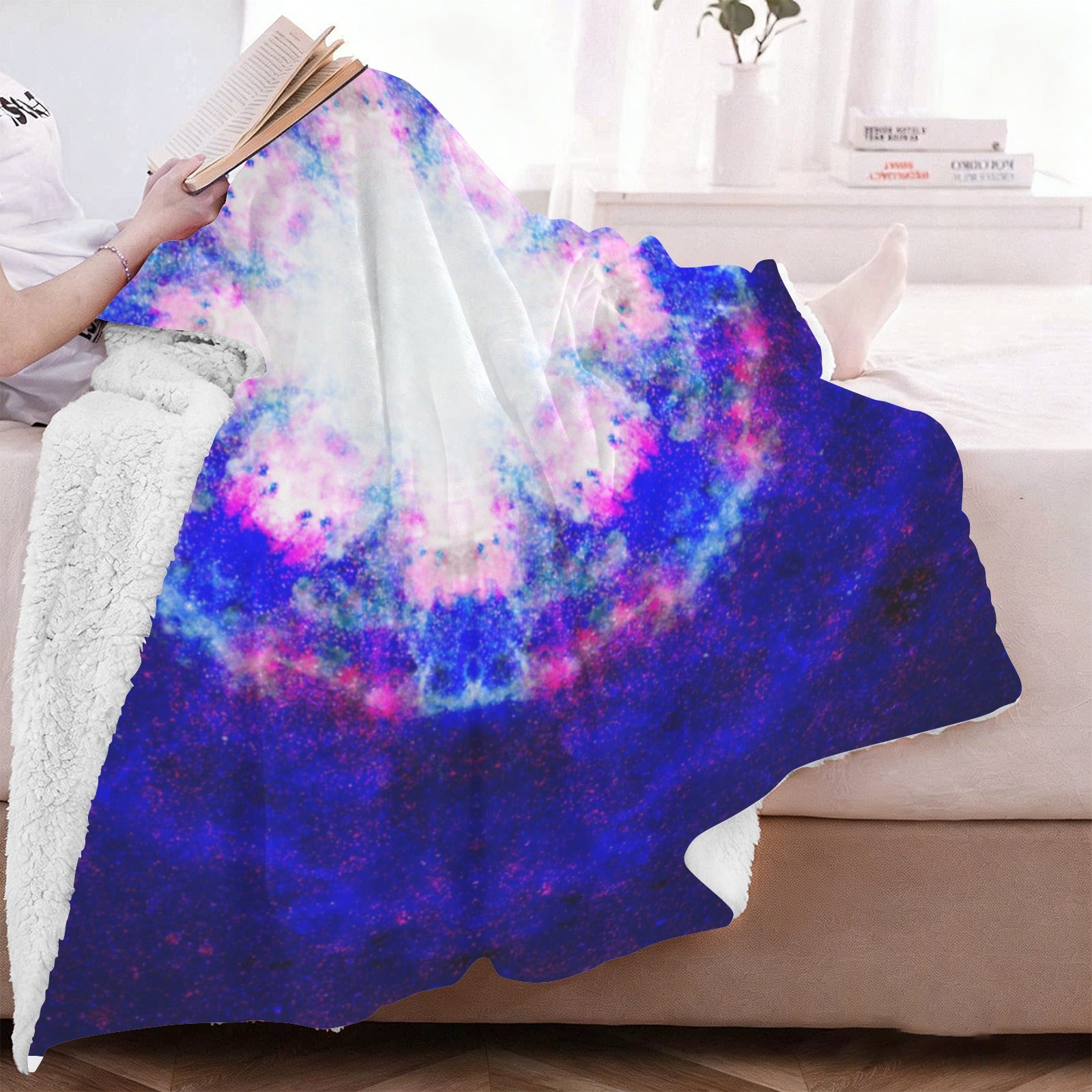 Katerina's Independence Desires Sherpa Fleece Blanket 60" x 80" | Ships from USA