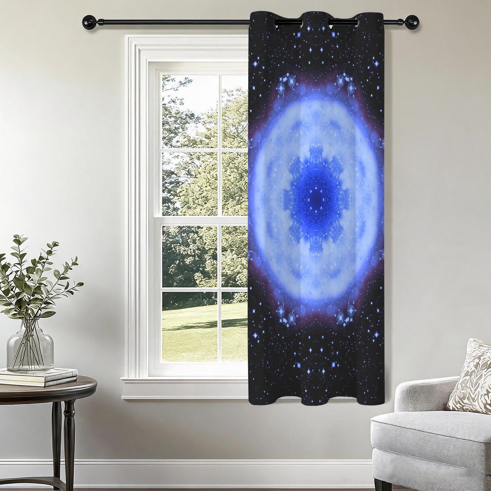 Katerina's Halo Desires Grommet Curtain 42" x 63" ( 1 Piece ) | Ships from USA