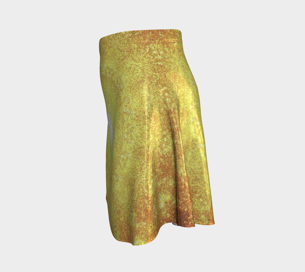 Katerina Autistic Golden Desires Flare Skirt