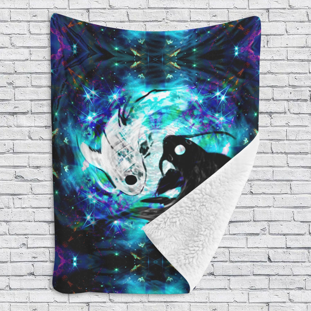 Katerina's Now & Forever Koi Desires Sherpa Fleece Blanket 60" x 80" | Ships from USA