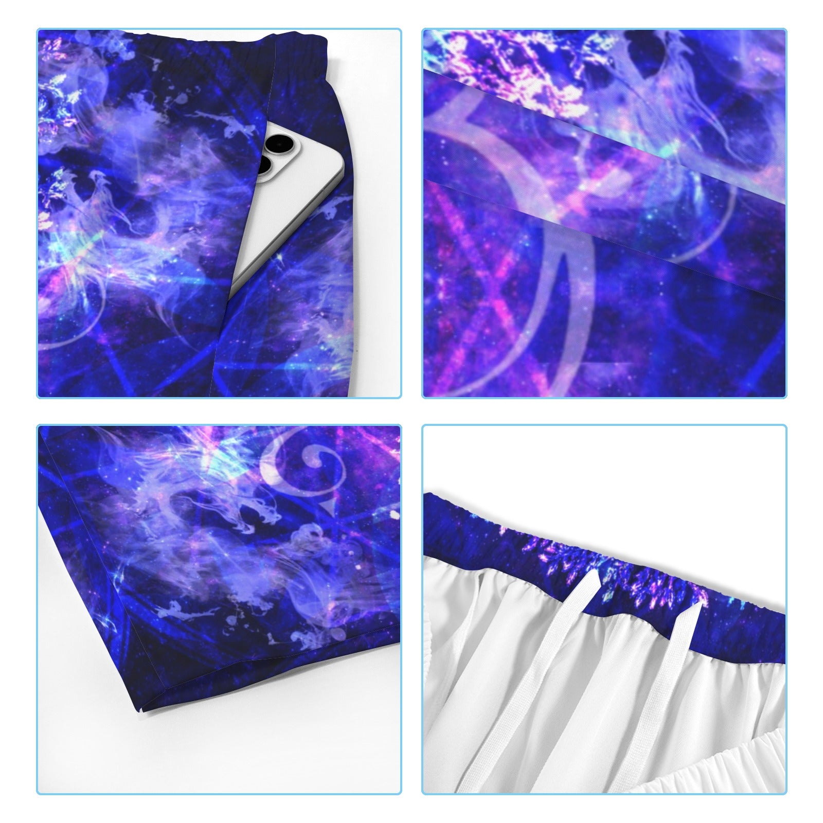 Katerina's Dragon's Eye Desires Buddha Meditations Men's All Over Print Beach Shorts (Sets 26) | Ships from USA