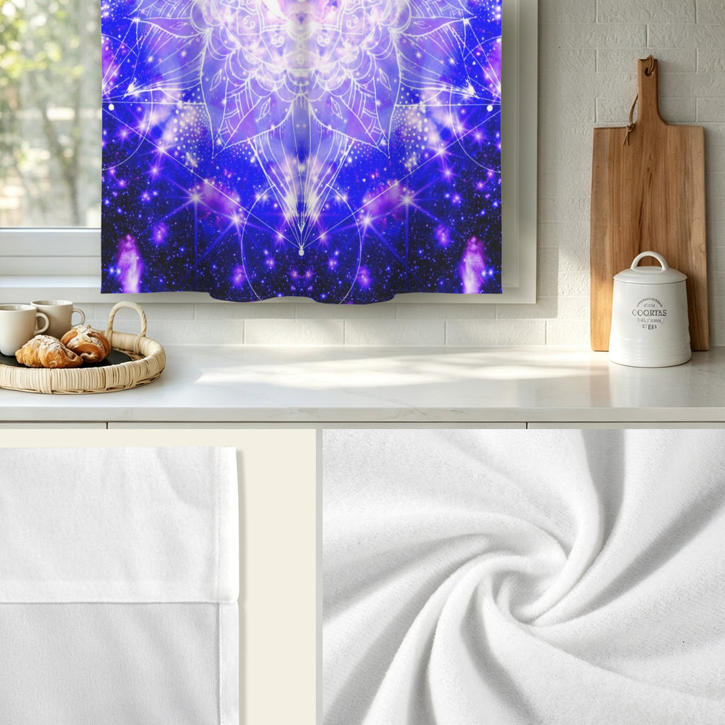 Katerina's Psyche Yin Yang Meditations Window Curtain 27.6" x 39.4" ( 1 Piece ) | Ships from USA