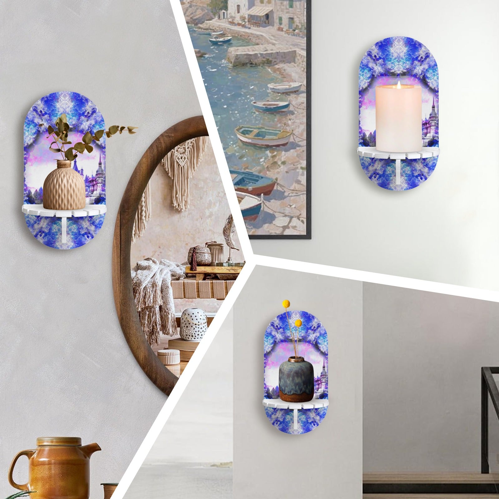 Katerina's I Will Come Again Desires Dragoness Dreams Wall Mounted Candle Holder | Ships from USA