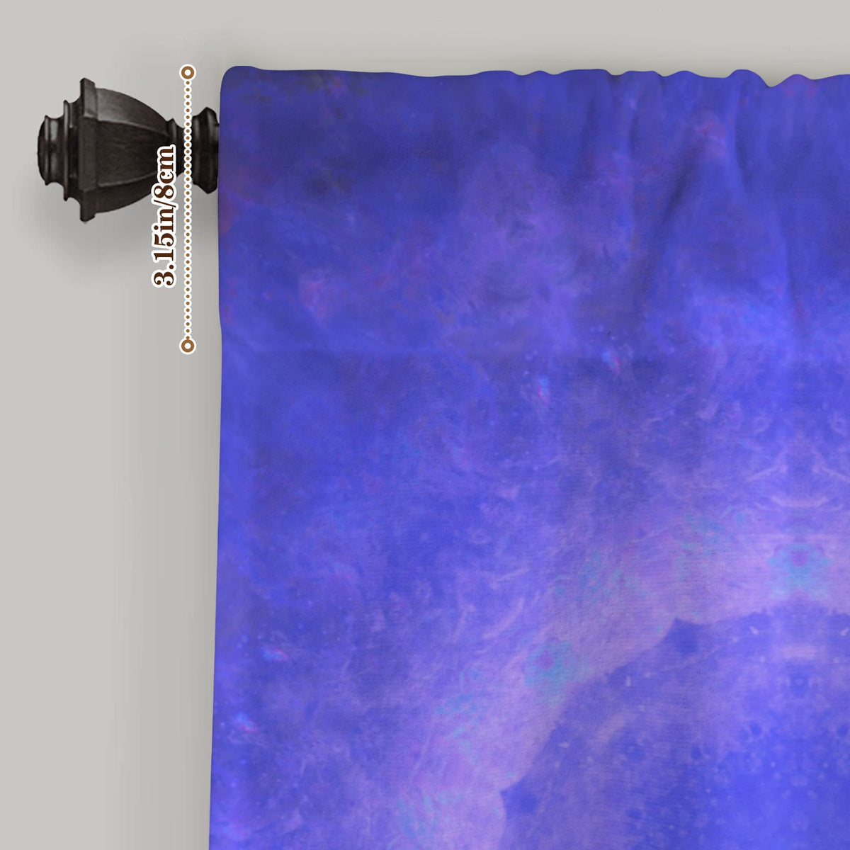 Katerina's Uncertainty in Time and Space Desires Window Curtain 27.6" x 39.4" ( 1 Piece ) | Ships from USA