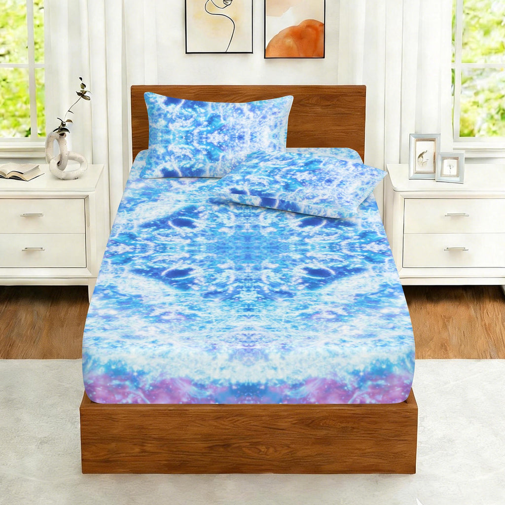 Katerina's Kamar-Taj Desires Twin Bedding Set (Fitted Sheet + Pillowcases) | Ships from USA