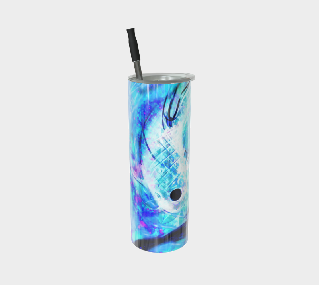 Amen Jin's Memories of Yesterday Koi Meditations Stainless Steel Tumbler