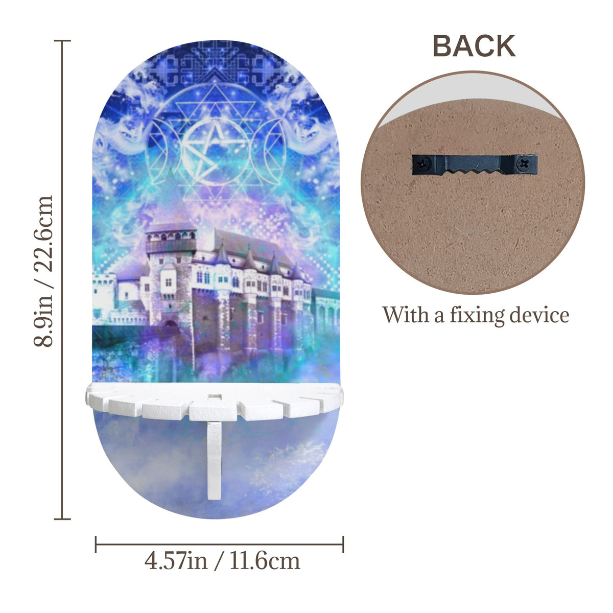 Amen Jin's Katerina's Eros & Psyche Dracularian Meditations Wall Mounted Candle Holder | Ships from USA