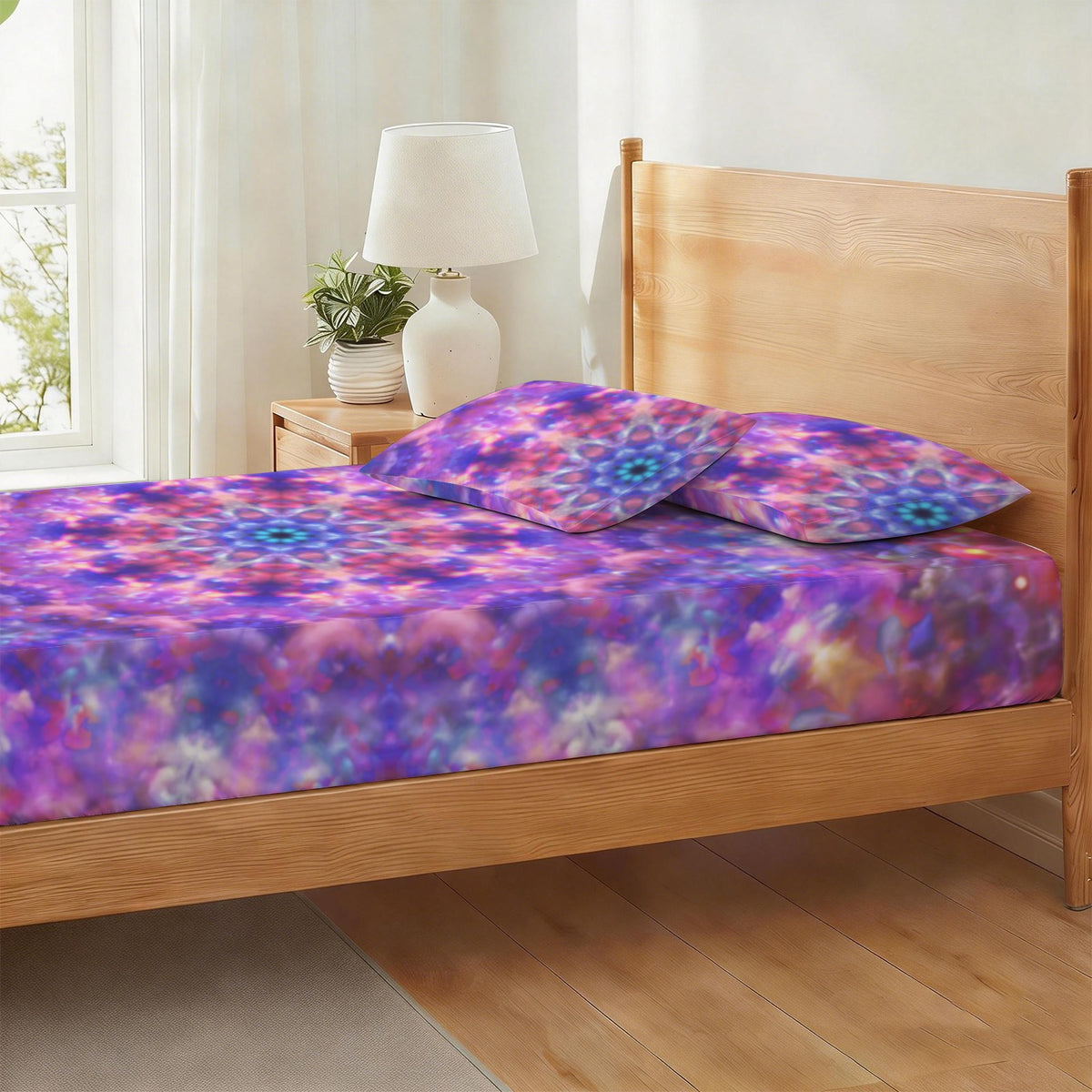 Katerina's Tears Desires Twin Bedding Set (Fitted Sheet + Pillowcases) | Ships from USA