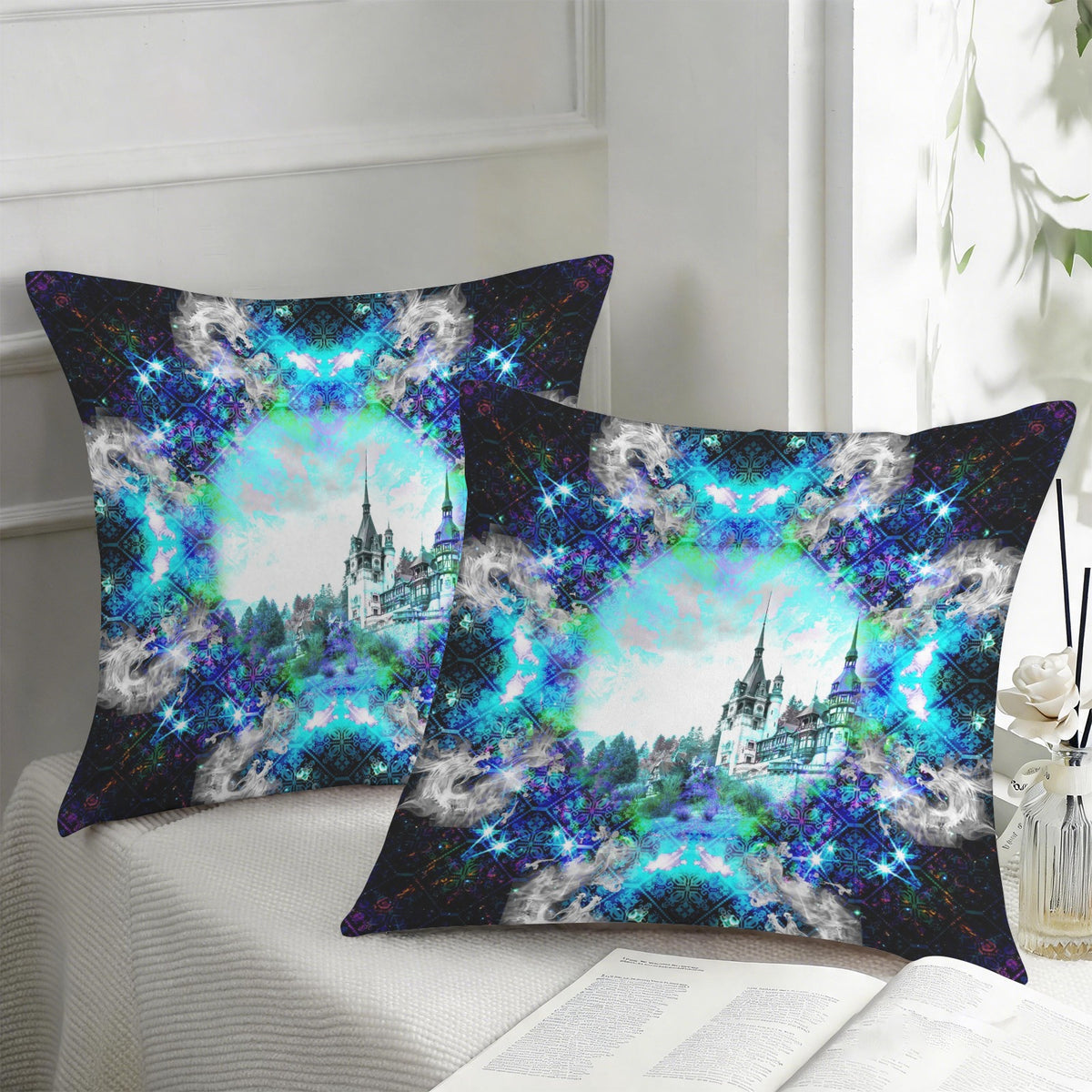 Katerina's Now & Forever Desires Dragoness Dreams Custom Pillow Cases 18" x 18" (2-Pack) | Ships from USA