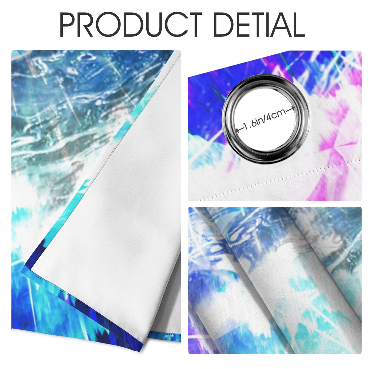 Creation's Koi Meditations Grommet Curtain 42" x 63" ( 1 Piece ) | Ships from USA